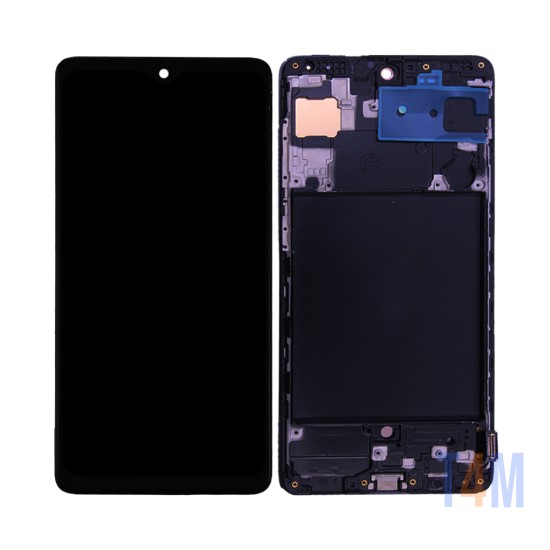 Touch+Display+Frame Samsung Galaxy A71/A715 Preto